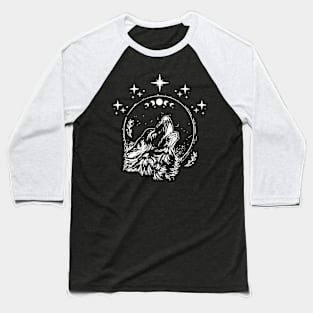 Howling Wolf Baseball T-Shirt